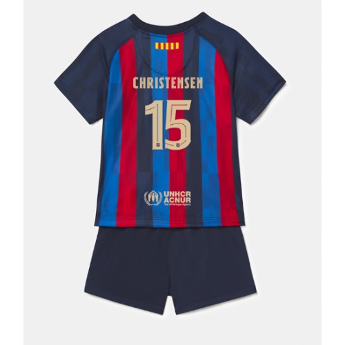 Barcelona Andreas Christensen #15 Hjemmedraktsett Barn 2022-23 Kortermet (+ Korte bukser) Barcelona Andreas Christensen #15 Hjemmedraktsett Barn 2022-23 Kortermet (+ Korte bukser)